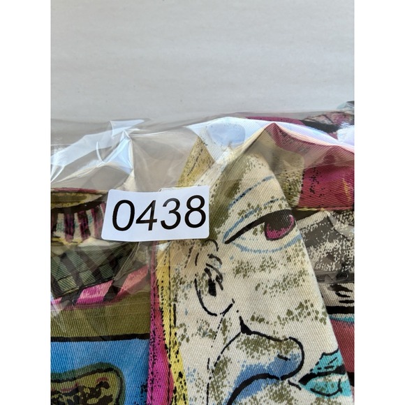 Kaktus Jacket Women's Sz M Art To Wear Colorful Cotton 3/4 Sleeve Art Teacher - Picture 7 of 7